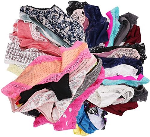 UWOCEKA Women Underwear,Varity of Panties 12 Pack Boyshort Hipster Briefs Assorted